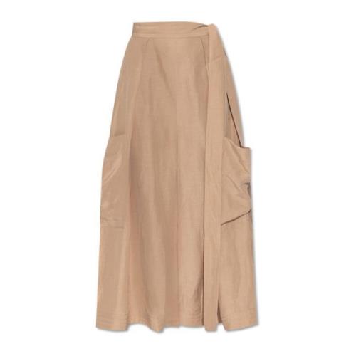 Rok By Herenne Birger , Beige , Dames