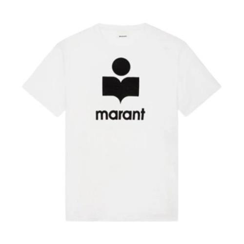 Witte Karman T-Shirt Isabel Marant , White , Heren