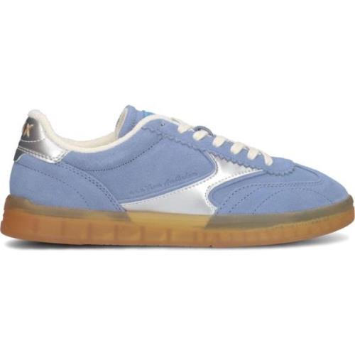 Blauwe Suède Lage Sneakers Nixie Scotch & Soda , Blue , Dames