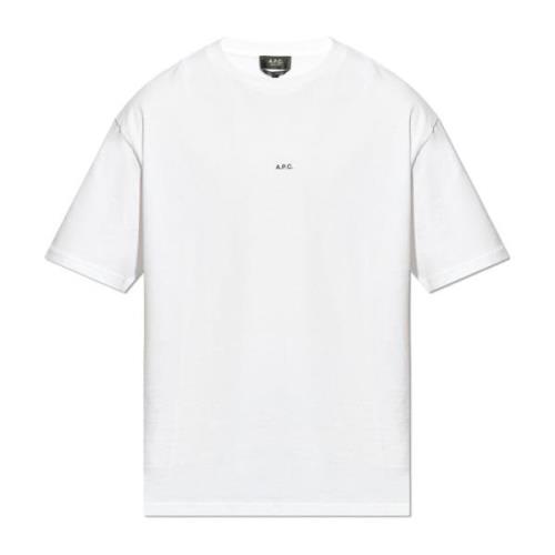 T-shirt `Boxy` A.p.c. , White , Heren