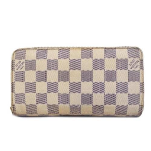 Pre-owned Fabric wallets Louis Vuitton Vintage , Beige , Dames