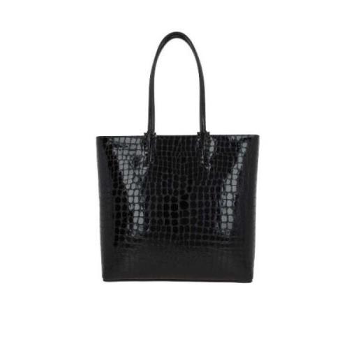 Zwarte Kalfsleren Tas Gemaakt in Italië Christian Louboutin , Black , ...