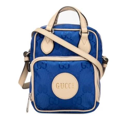 Pre-owned Nylon gucci-bags Gucci Vintage , Blue , Dames