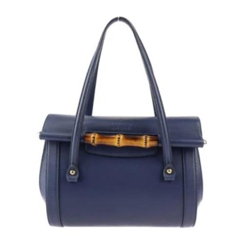 Pre-owned Fabric gucci-bags Gucci Vintage , Blue , Dames