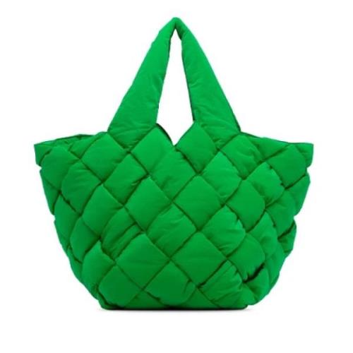 Pre-owned Nylon totes Bottega Veneta Vintage , Green , Dames