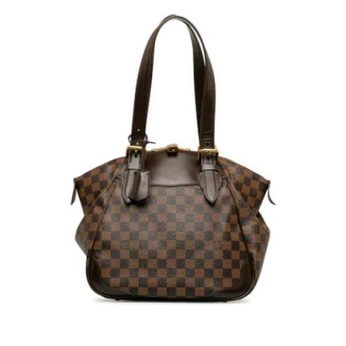 Pre-owned Canvas louis-vuitton-bags Louis Vuitton Vintage , Brown , Da...