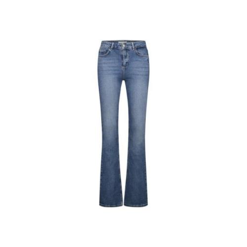 Flare Pijp Denim Broek Fabienne Chapot , Blue , Dames