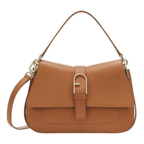 Furla Flow Top Handle M Furla , Brown , Dames