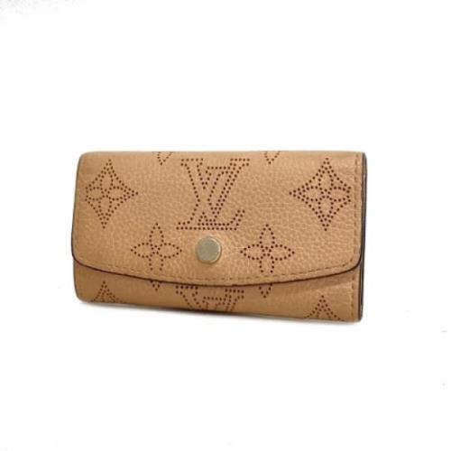 Pre-owned Fabric key-holders Louis Vuitton Vintage , Beige , Dames