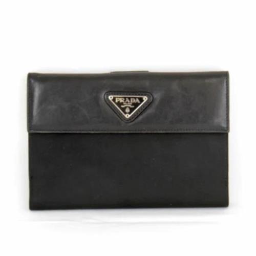 Pre-owned Nylon wallets Prada Vintage , Black , Dames