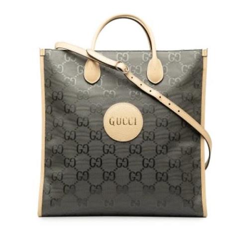 Pre-owned Nylon totes Gucci Vintage , Gray , Dames