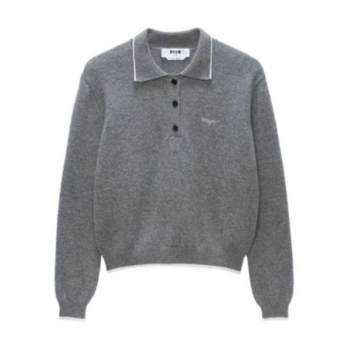 Grijze Trui Msgm , Gray , Dames