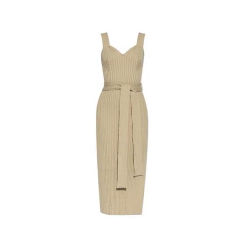 Gestreepte jurk met bandjes Honeya By Herenne Birger , Beige , Dames