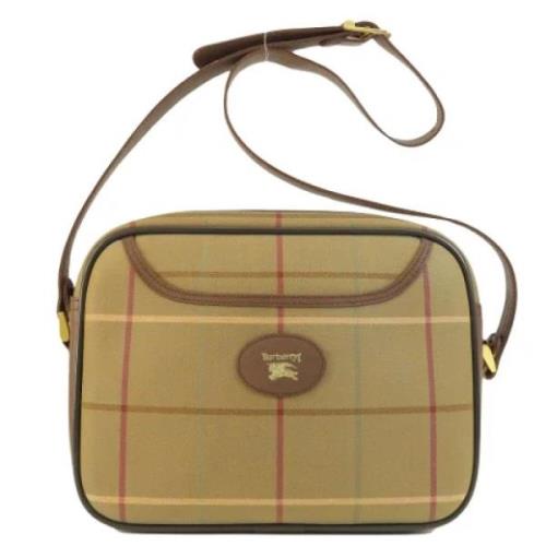 Pre-owned Canvas shoulder-bags Burberry Vintage , Brown , Dames