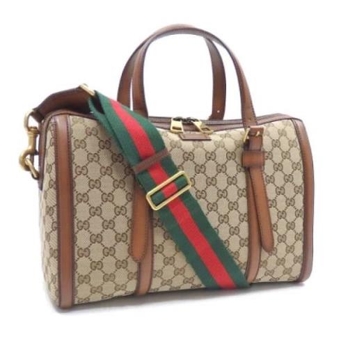 Pre-owned Canvas handbags Gucci Vintage , Multicolor , Dames