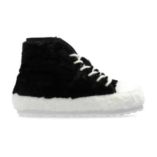 Harige enkellaarzen Marni , Black , Dames