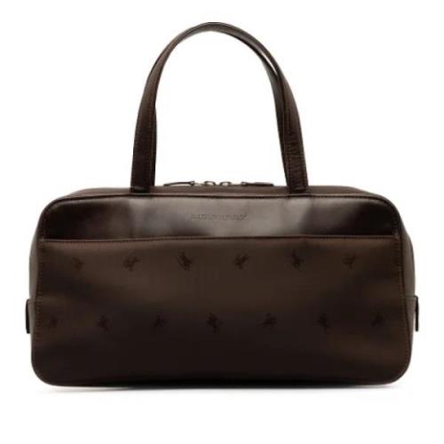 Pre-owned Nylon handbags Burberry Vintage , Brown , Dames