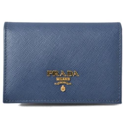 Pre-owned Fabric wallets Prada Vintage , Blue , Dames