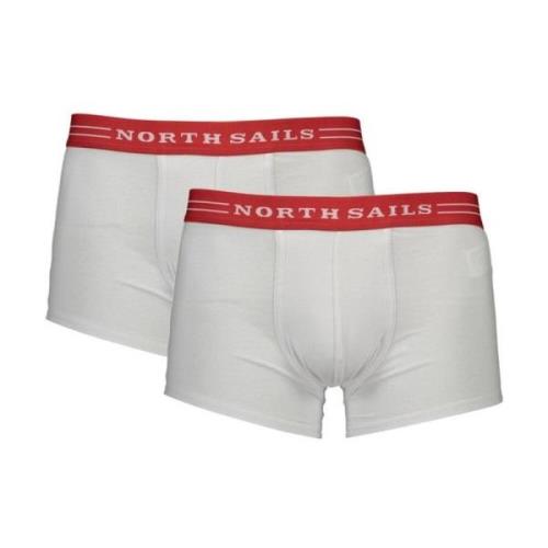 Boxershorts met Contrasterende Tailleband Bi-Pack North Sails , White ...