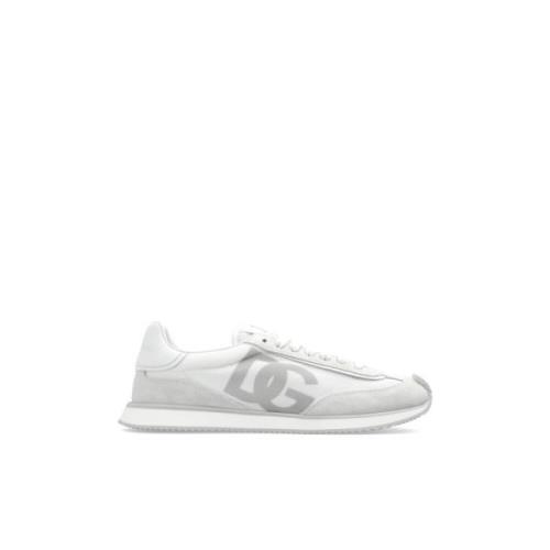 Sneakers met logo Dolce & Gabbana , White , Heren