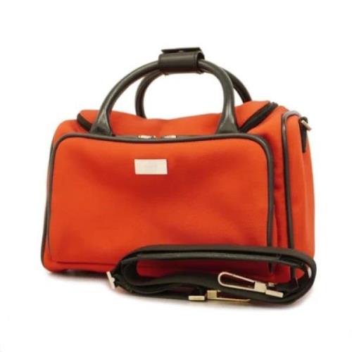 Pre-owned Leather gucci-bags Gucci Vintage , Orange , Dames