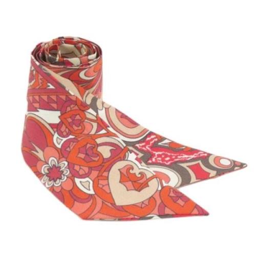Pre-owned Silk scarves Hermès Vintage , Multicolor , Dames
