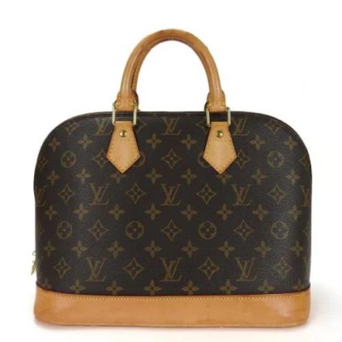 Pre-owned Canvas louis-vuitton-bags Louis Vuitton Vintage , Brown , Da...