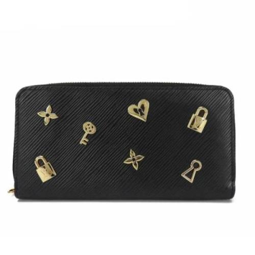 Pre-owned Fabric wallets Louis Vuitton Vintage , Black , Dames