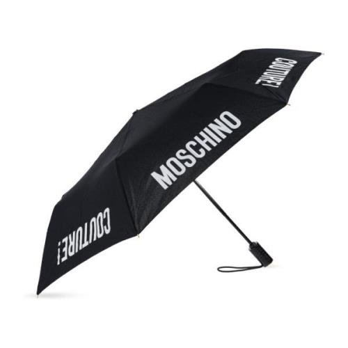 Paraplu met logo Moschino , Black , Unisex