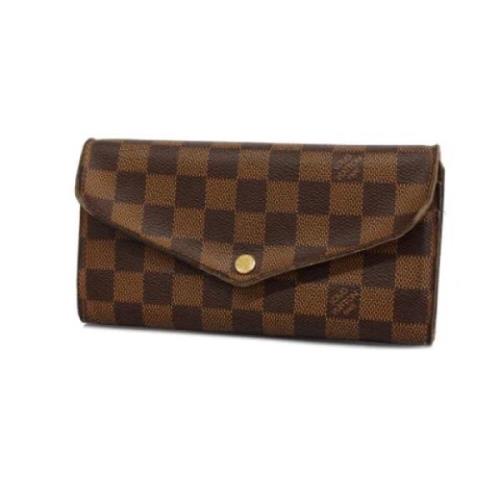 Pre-owned Fabric wallets Louis Vuitton Vintage , Brown , Dames