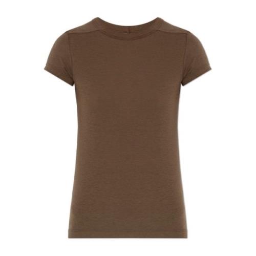 T-shirt `Level T` Rick Owens , Brown , Dames