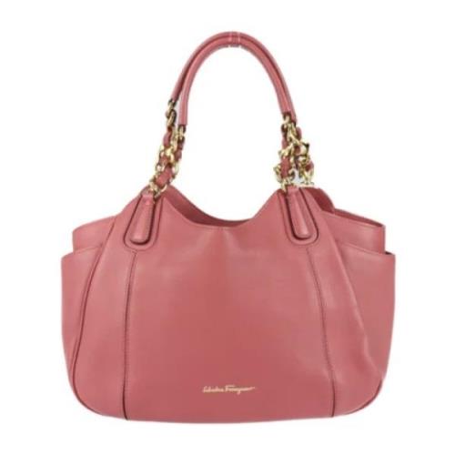 Pre-owned Fabric handbags Salvatore Ferragamo Pre-owned , Pink , Dames