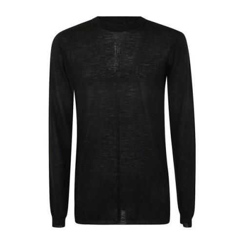 Zwarte Biker Level Sweater Rick Owens , Black , Heren