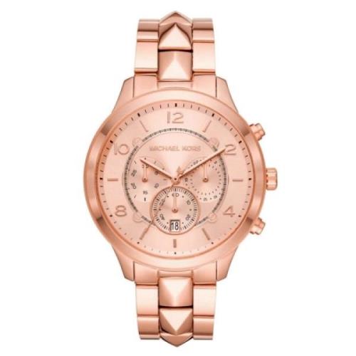 Roze Dames Quartz Roestvrij Stalen Horloge Michael Kors , Pink , Dames
