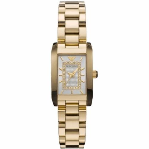 Gouden Roestvrijstalen Dameskwarts Horloge Emporio Armani , Yellow , D...
