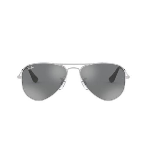 Junior Aviator Zonnebril Goud Bruin Ray-Ban , Yellow , Unisex