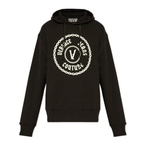 Sweatshirt met print Versace Jeans Couture , Black , Heren
