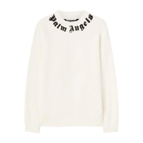 Trendy Sweater Selection Palm Angels , White , Heren