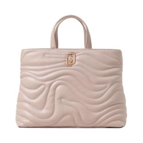 Roze Gewatteerde Handtas met Ritssluiting Liu Jo , Pink , Dames