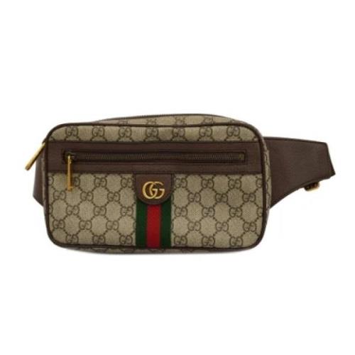 Pre-owned Leather crossbody-bags Gucci Vintage , Brown , Unisex