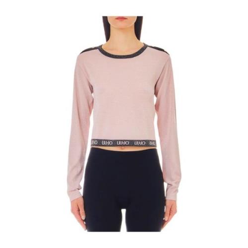 Rose Plie Lux Sweater Liu Jo , Pink , Dames