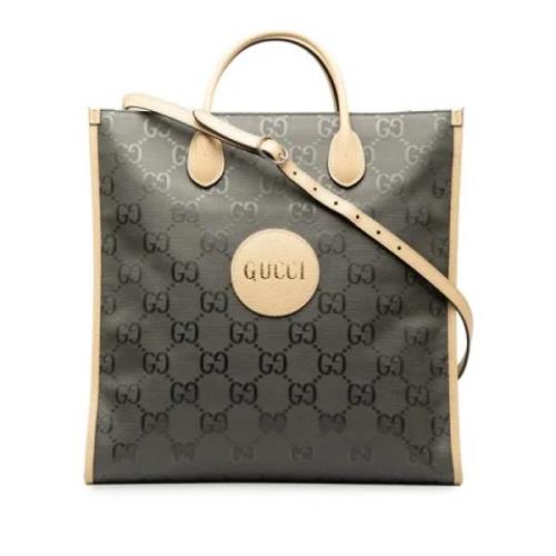 Pre-owned Leather totes Gucci Vintage , Black , Dames