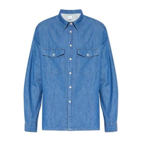 Denim overhemd PS By Paul Smith , Blue , Heren