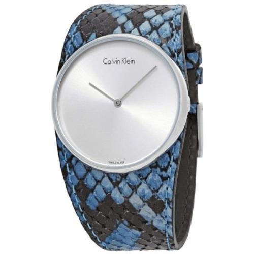 Stijlvol Dameshorloge Quartz Zilver Calvin Klein , Gray , Dames