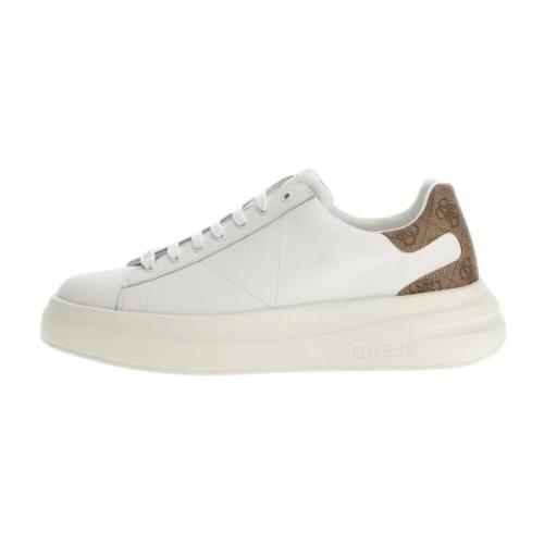 Elba Logo Sneakers Guess , Beige , Heren