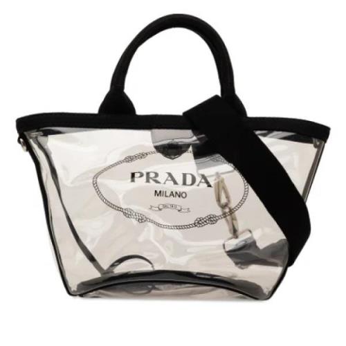 Pre-owned Plastic prada-bags Prada Vintage , Gray , Dames