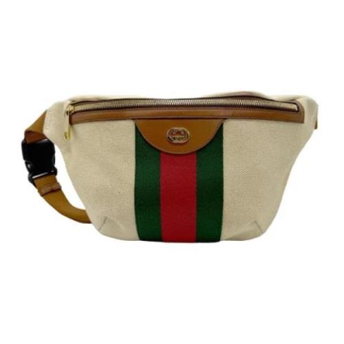 Pre-owned Canvas crossbody-bags Gucci Vintage , Multicolor , Heren