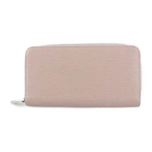 Pre-owned Leather wallets Louis Vuitton Vintage , Pink , Dames