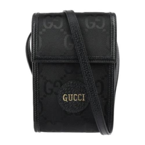 Pre-owned Leather shoulder-bags Gucci Vintage , Black , Dames