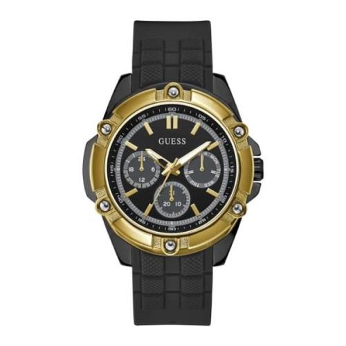 Dorado Roestvrij Stalen Horloge W1302G2 Guess , Black , Heren